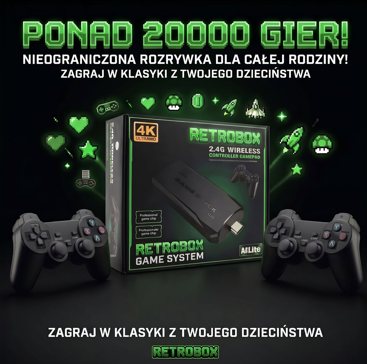 Konsola RetroBox 20000 GIER